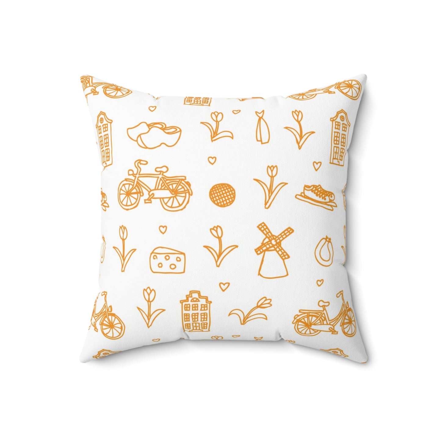 Spun Polyester Square Pillow