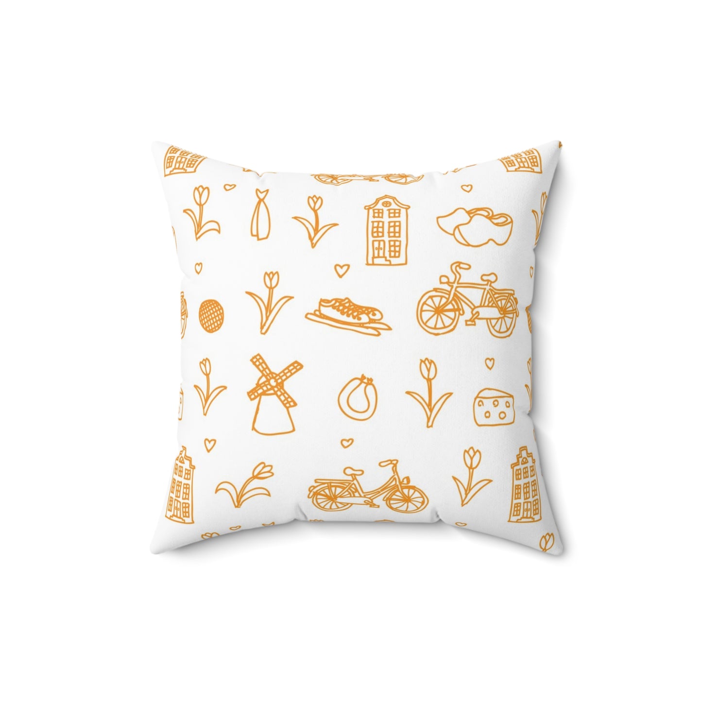 Spun Polyester Square Pillow