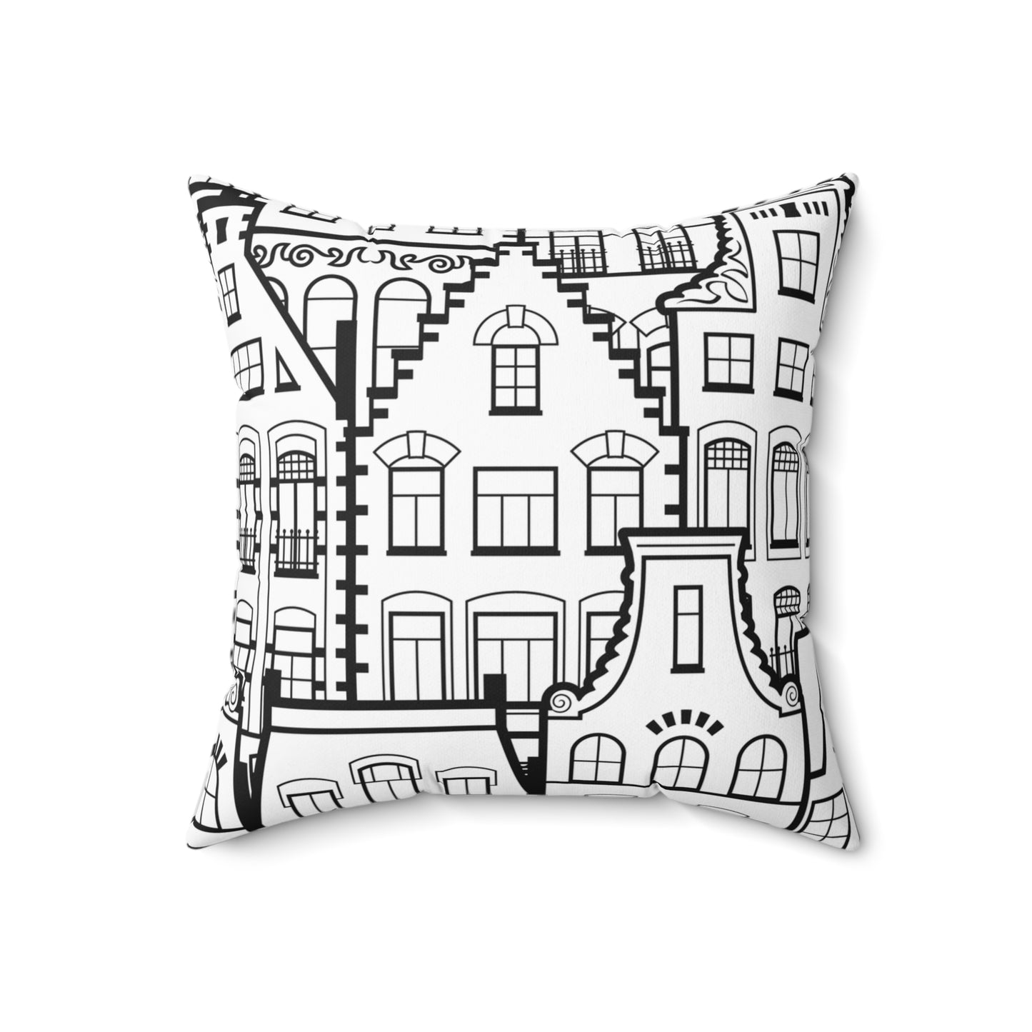 Spun Polyester Square Pillow