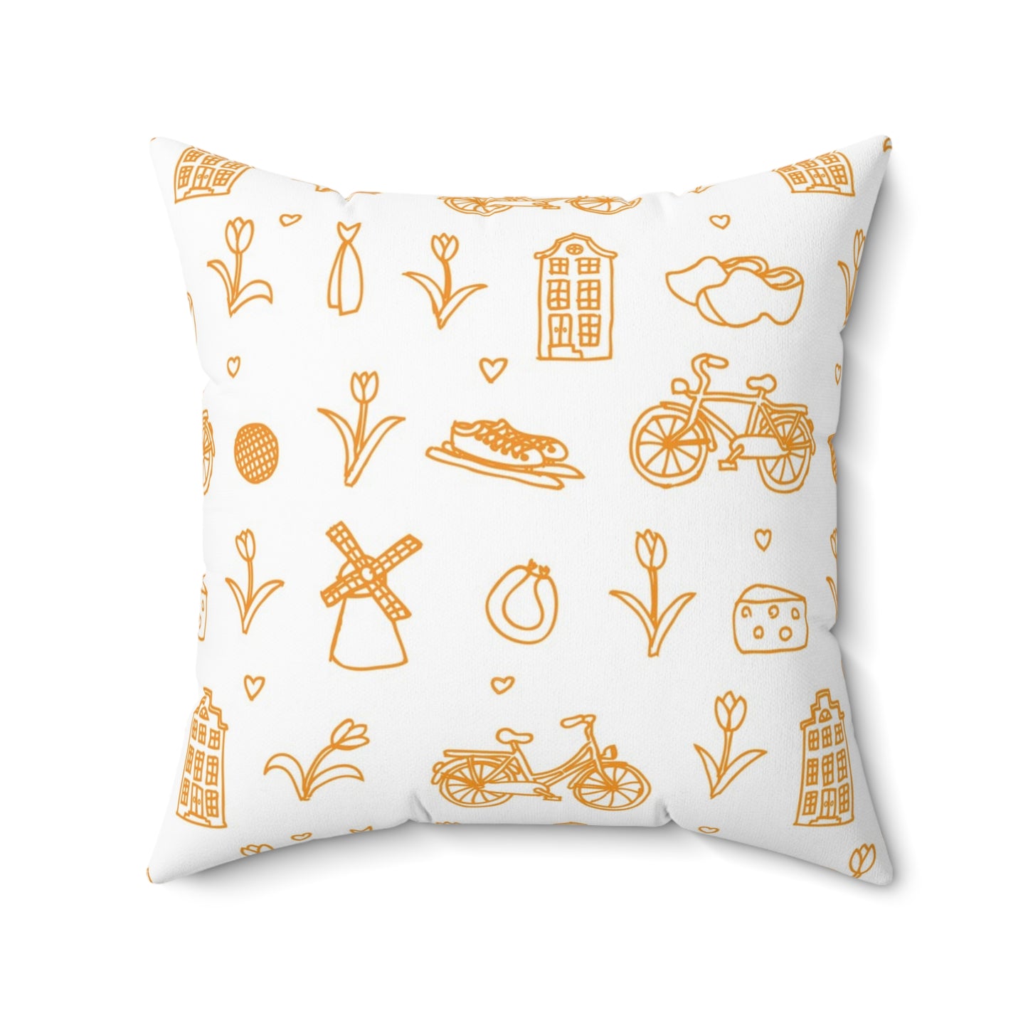 Spun Polyester Square Pillow
