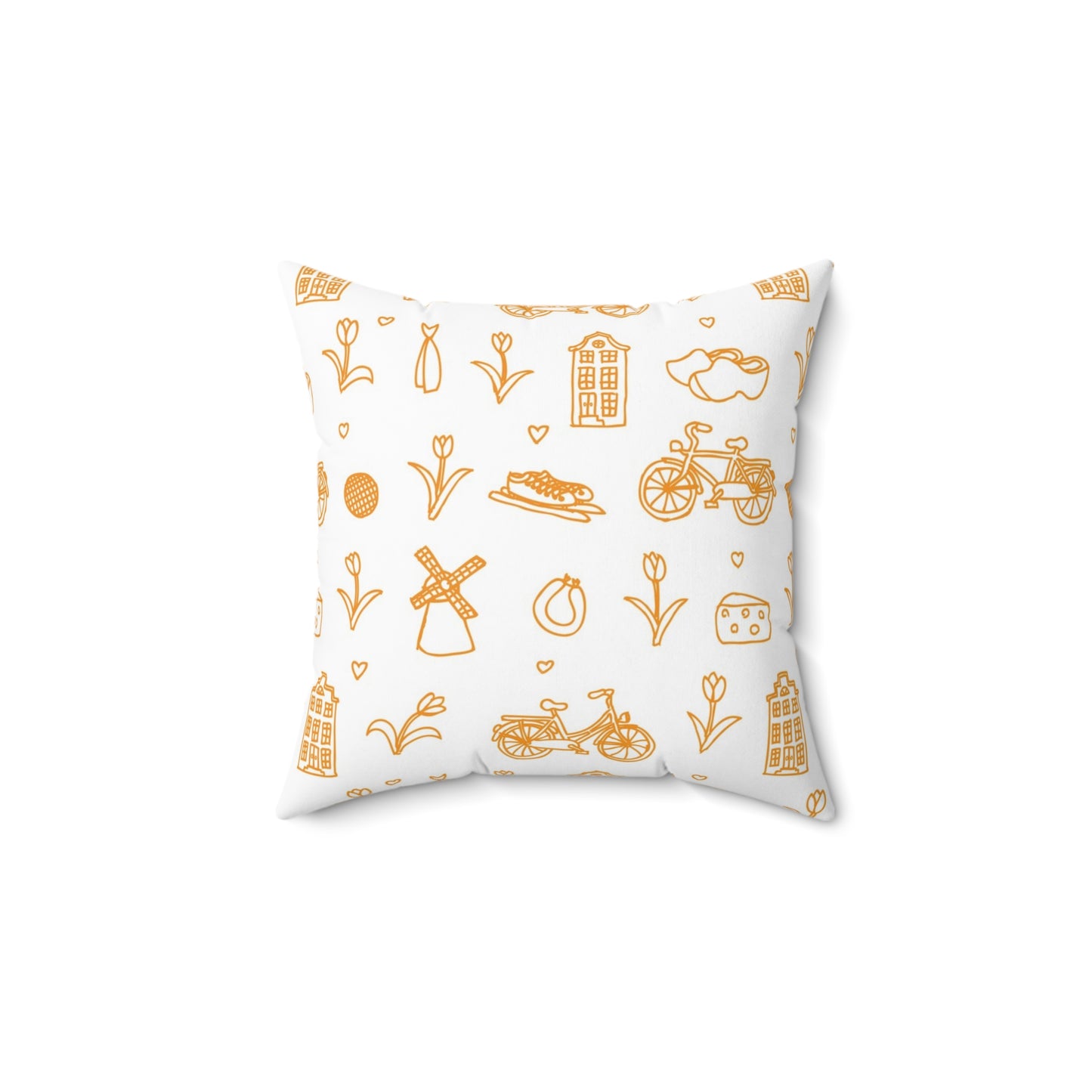 Spun Polyester Square Pillow