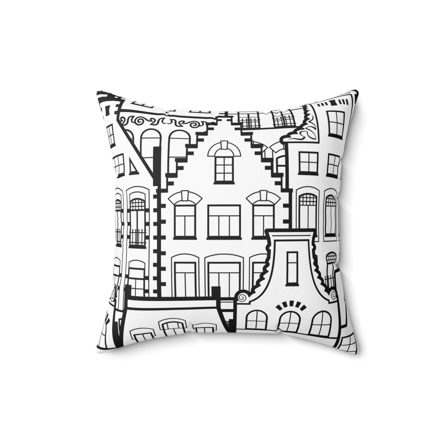 Spun Polyester Square Pillow