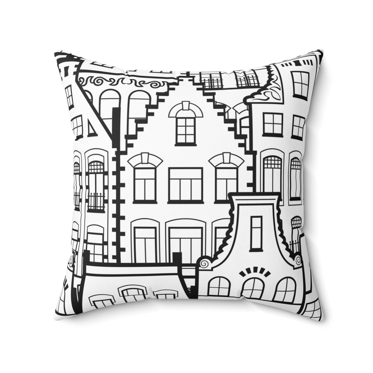 Spun Polyester Square Pillow