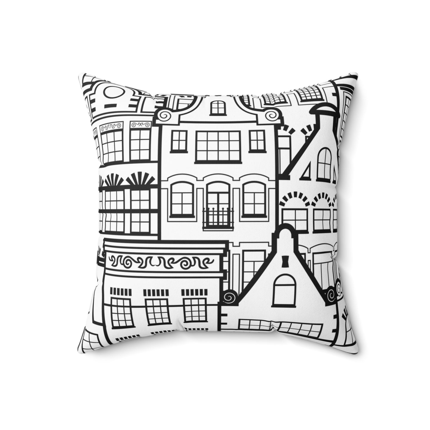 Spun Polyester Square Pillow