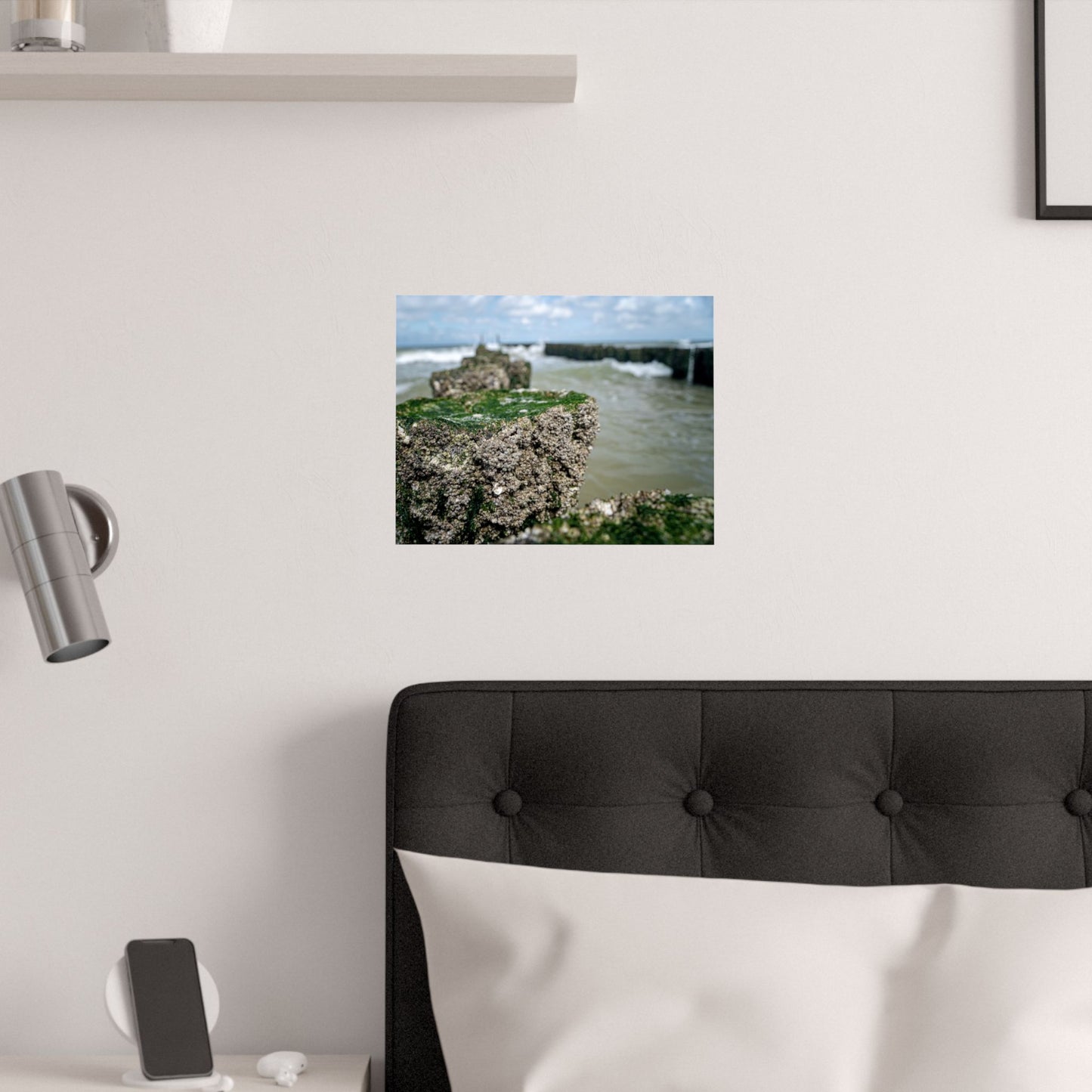Satin Poster - Wadden Sea Panoramic View, Rocks