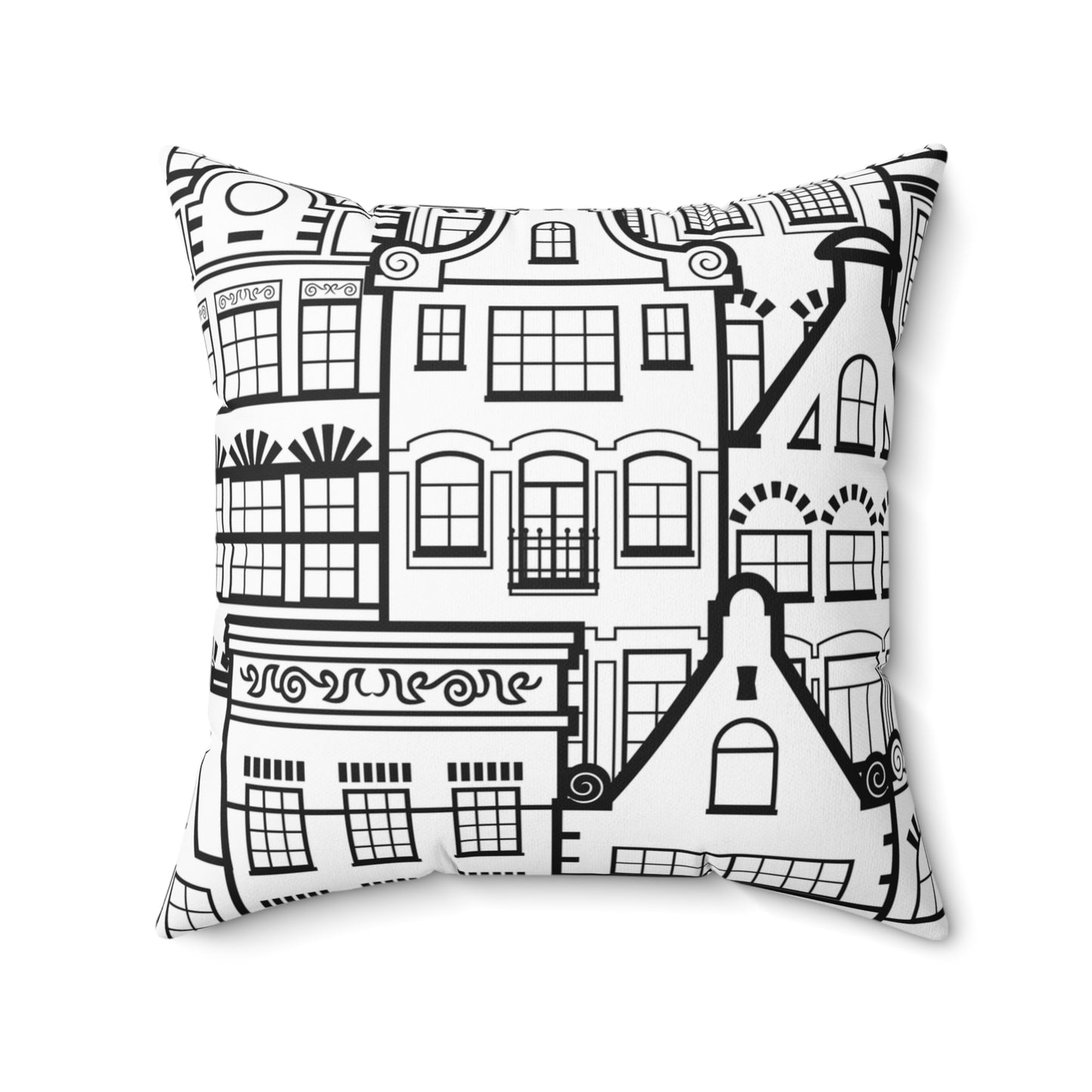 Spun Polyester Square Pillow