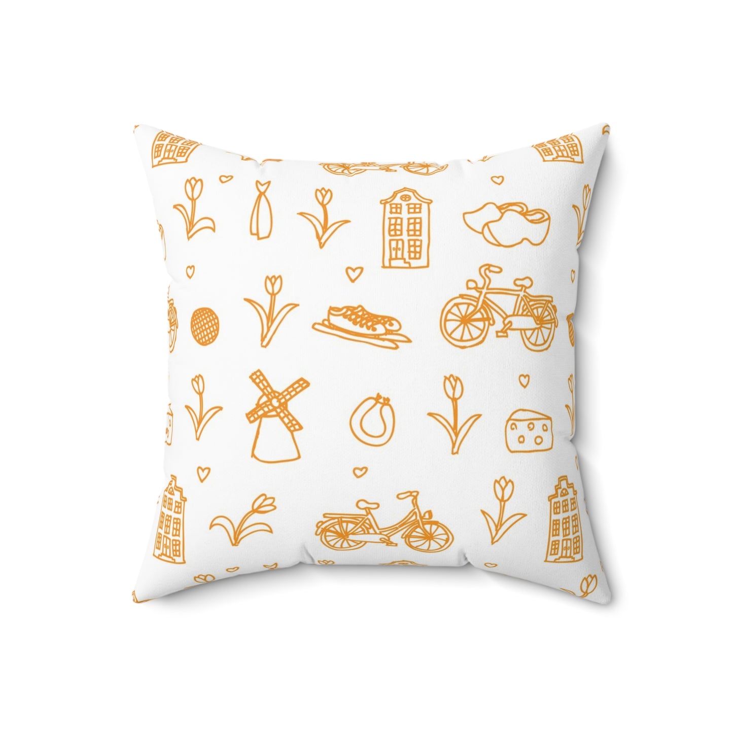 Spun Polyester Square Pillow