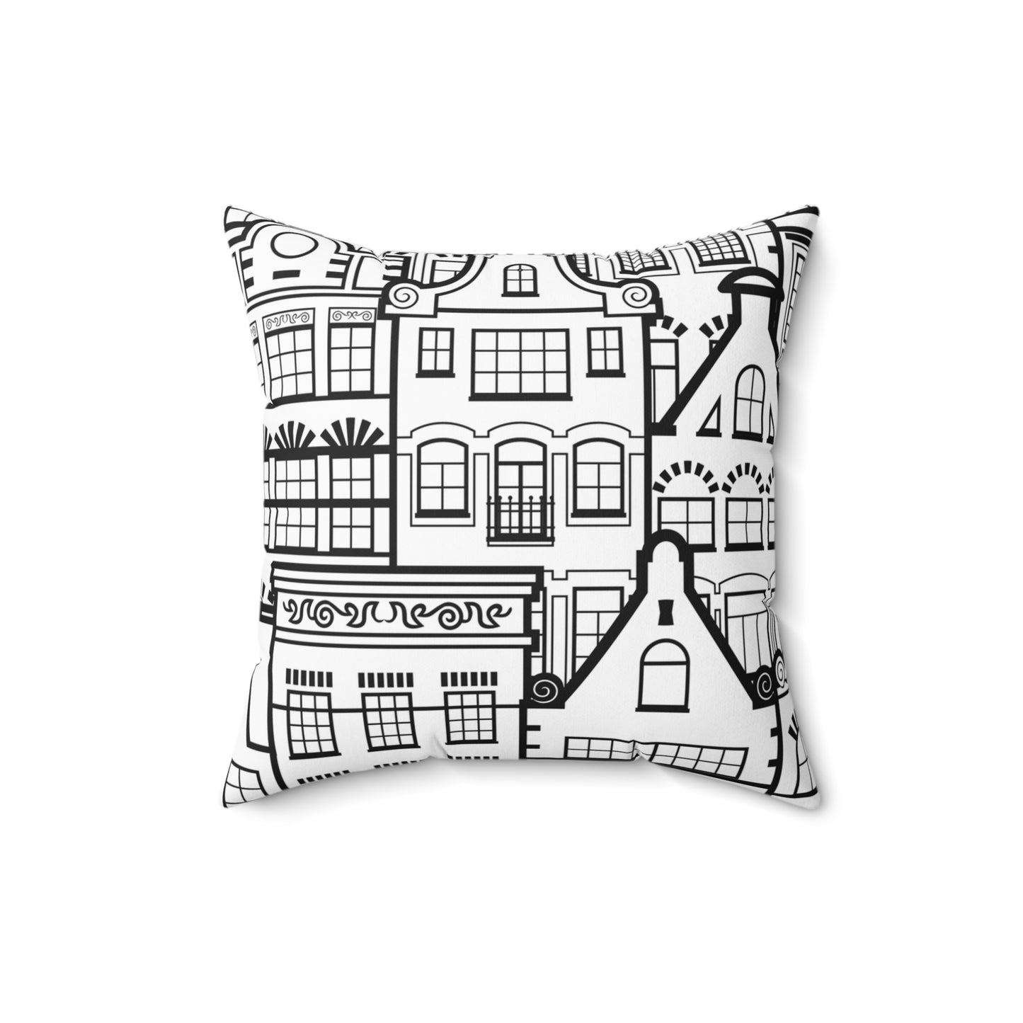 Spun Polyester Square Pillow