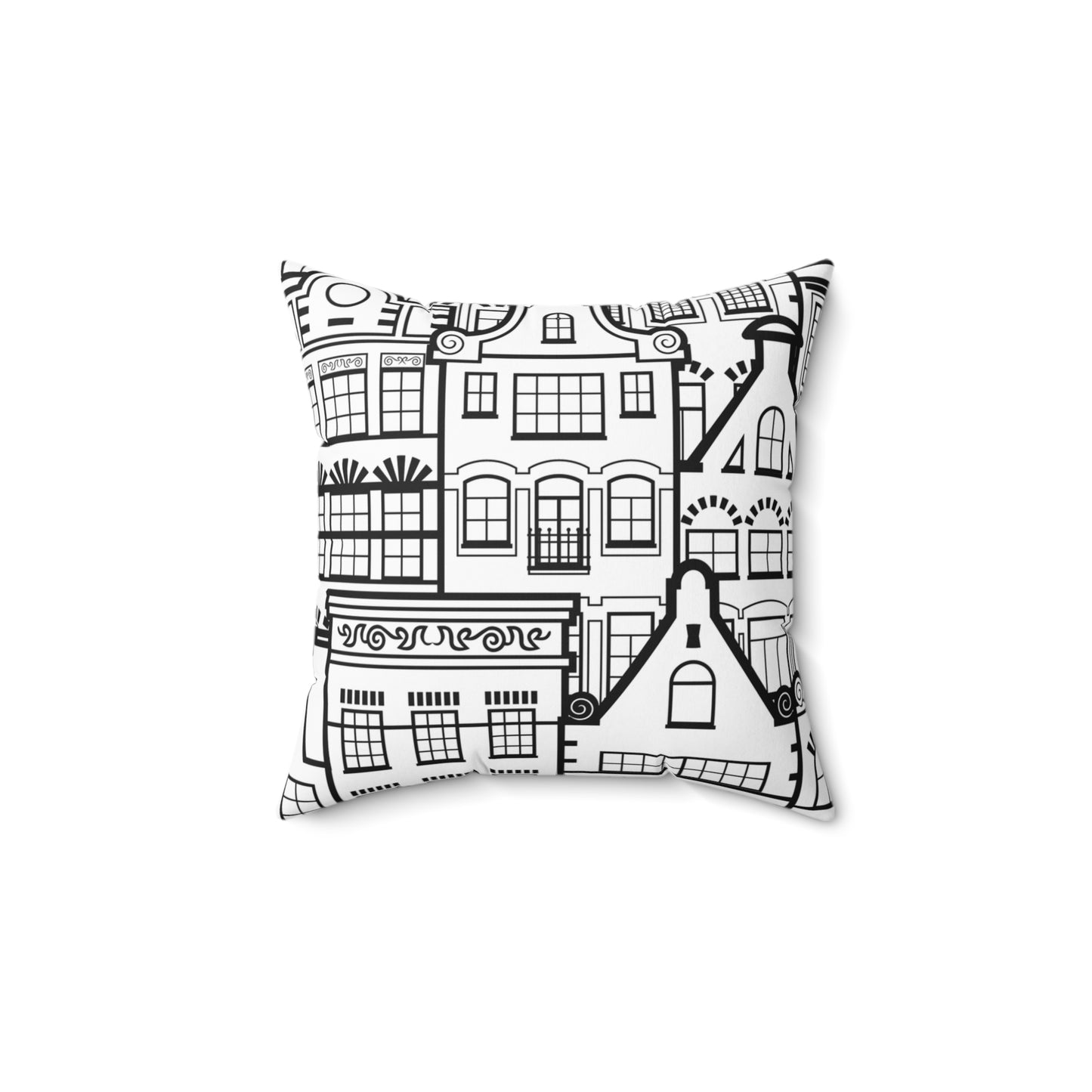 Spun Polyester Square Pillow