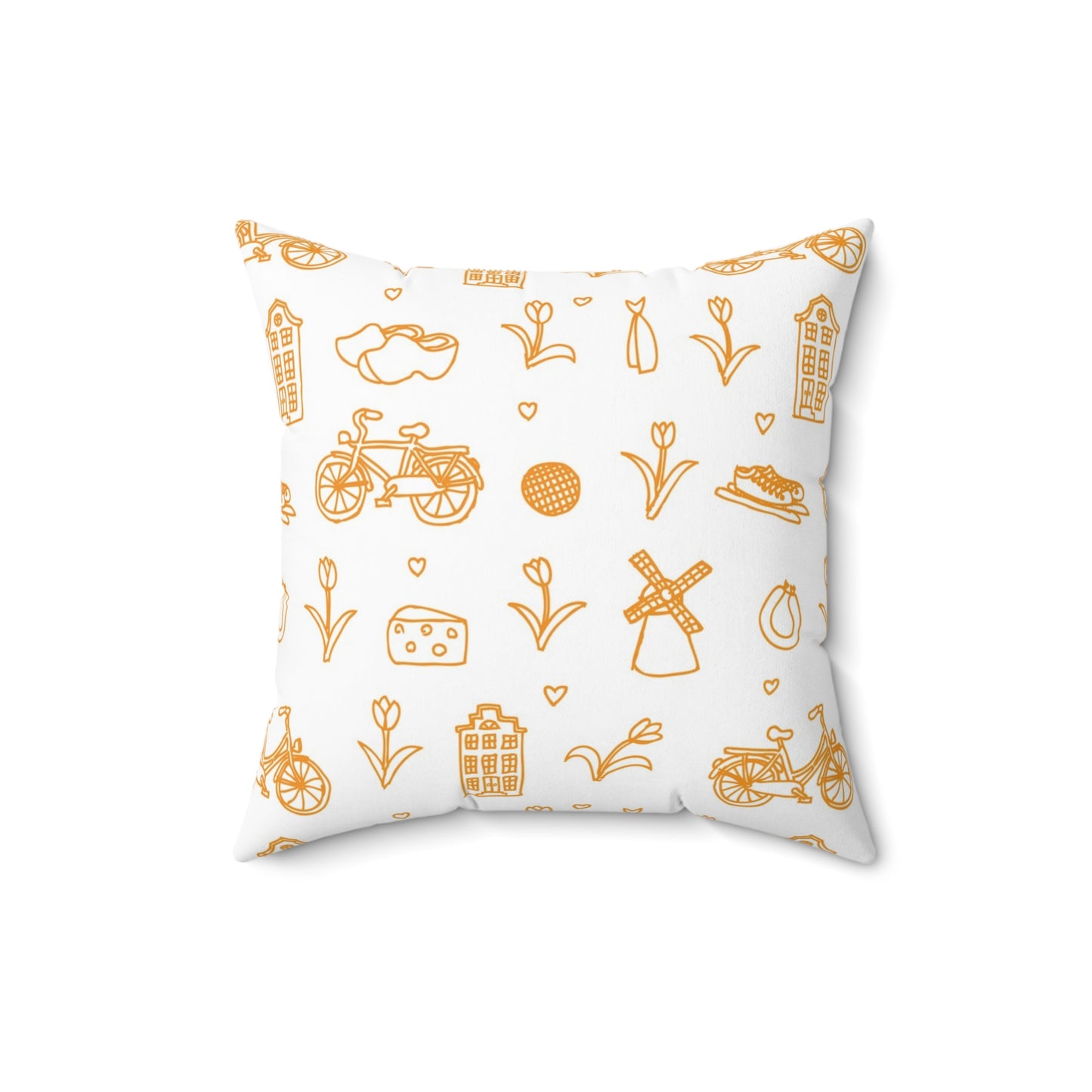 Spun Polyester Square Pillow