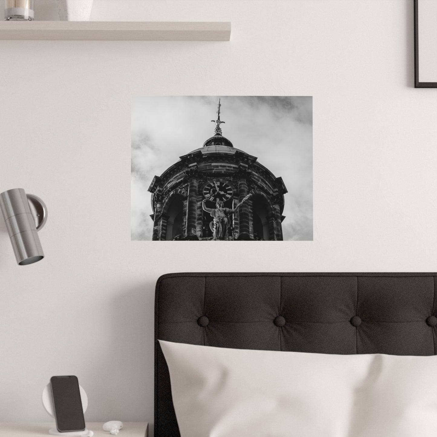 Satin Posters - Royal Palace Dam Square Amsterdam Netherlands Greyscale Design