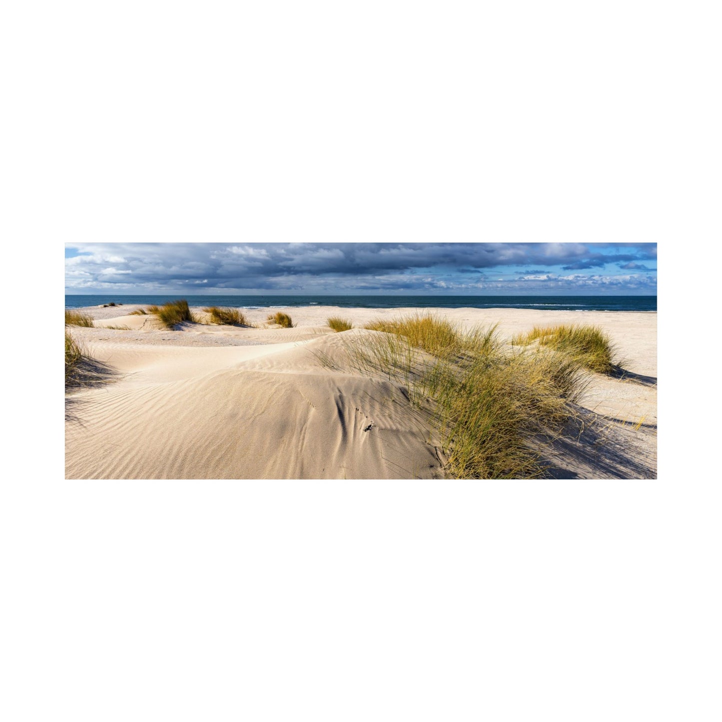 Satin Poster - Beach in Holland Summer Scene