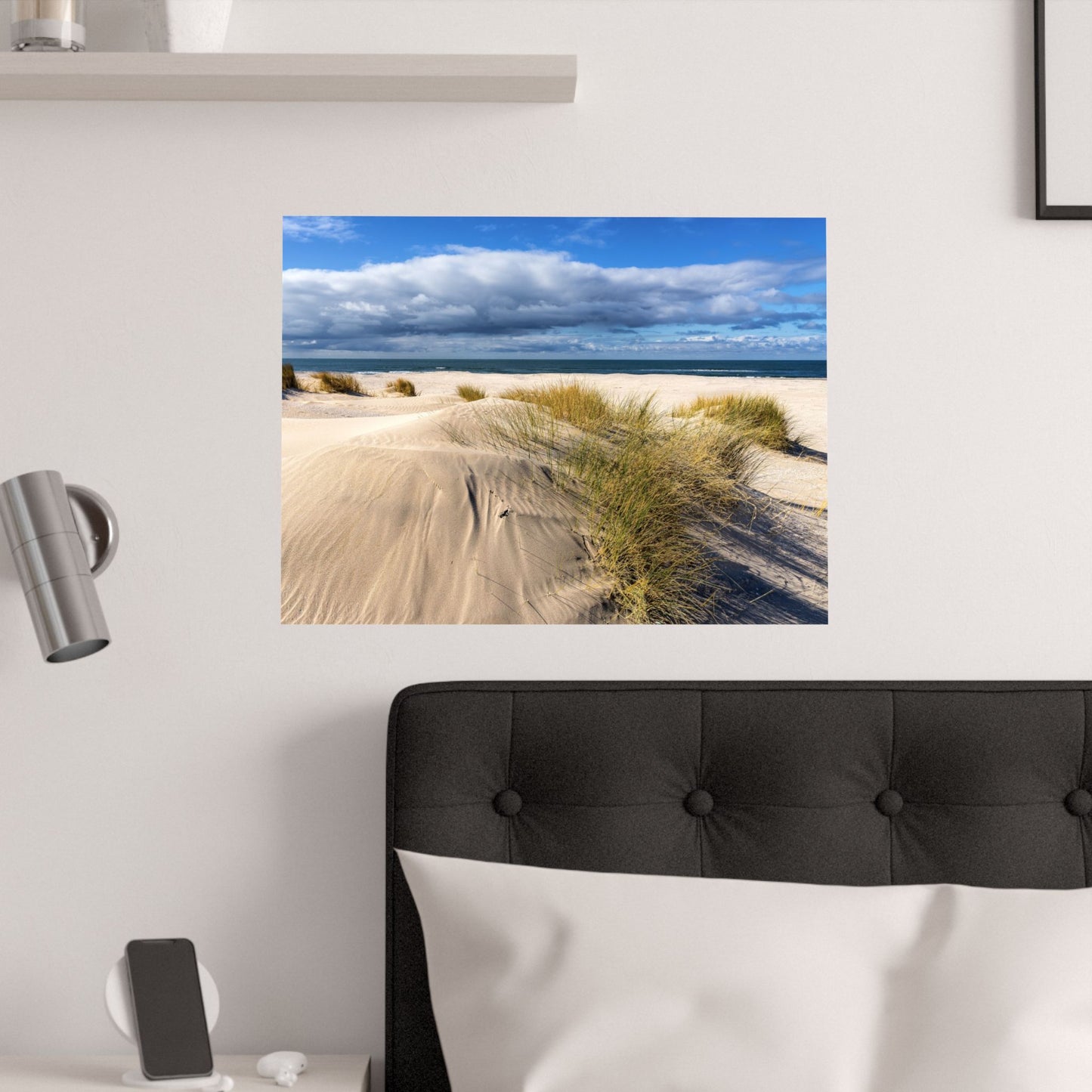 Satin Poster - Beach in Holland Summer Scene