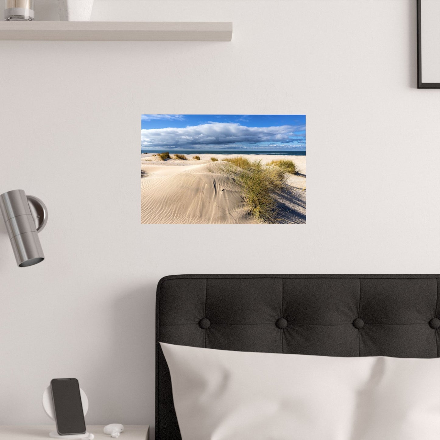 Satin Poster - Beach in Holland Summer Scene