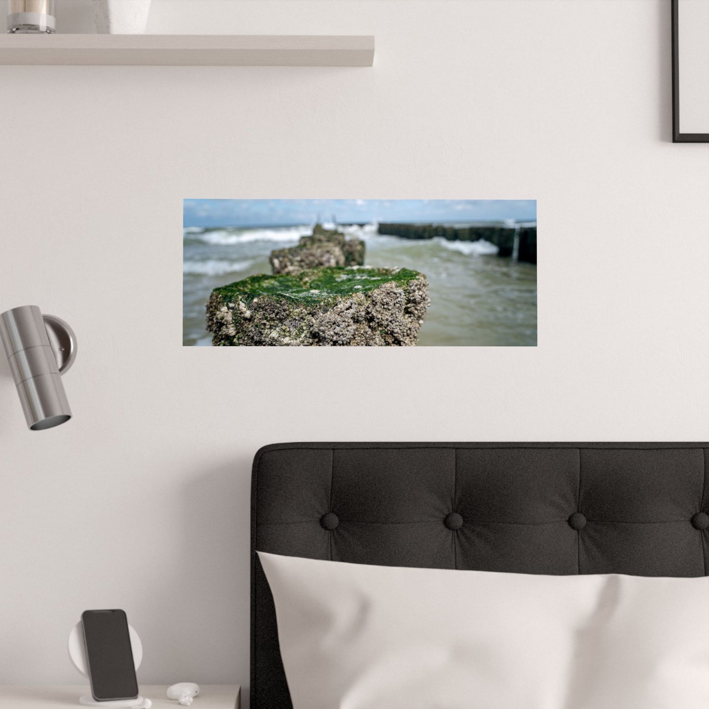 Satin Poster - Wadden Sea Panoramic View, Rocks