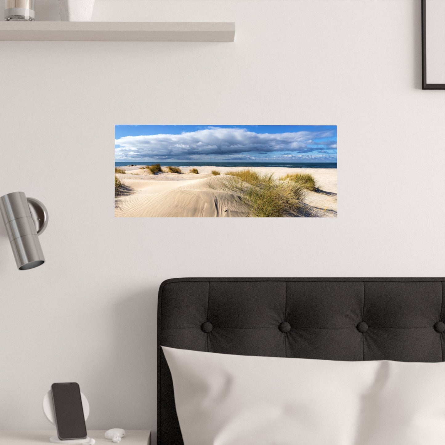 Satin Poster - Beach in Holland Summer Scene